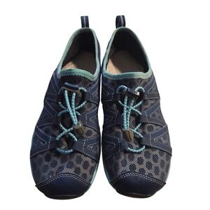 KEEN Women's Water Shoes Navy Blue Aqua Lace Up Size 7.5 Casual Sneakers